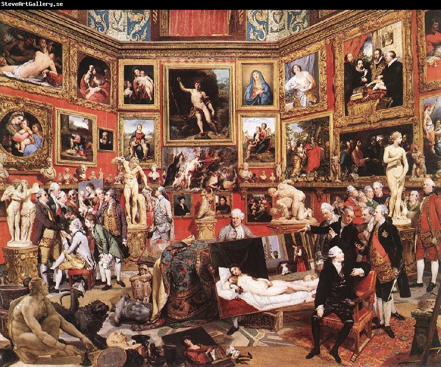 ZOFFANY  Johann The Tribuna of the Uffizi